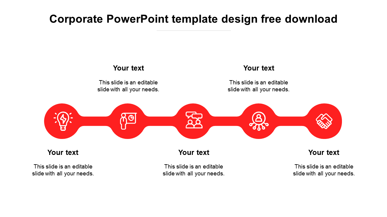 Creative Corporate PowerPoint Template Design Free Download